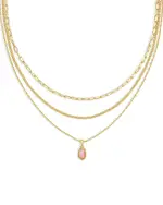 Kendra Scott Mini Elisa Triple Strand Necklace, 16