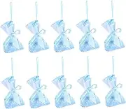 SOESFOUFU 10pcs Sachet Bag Jewelry Bags Wedding Favors Bags Treats Mesh Pouches Empty Sachet Pouches Lace Jute Bags Jewelry Mesh Bags Spices Storage Bags Polyester Condiment Bracelet