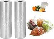 Easily Life Plastic Produce Bag on Roll 2 Roll,700 Bags Clear