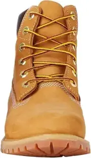 Timberland Women's 6" Premium Waterproof Boot, Wheat, Size 6