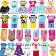 Funlight 10 Set 5.3 Inch Doll Clothes for Chelsea Doll 5 Outfit with 5 Dresses for Chelsea Doll Clothes Dress