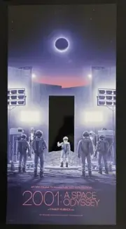 2001: A Space Odyssey TMA-1 by Matthew Woodson Ghostco Mondo Mutant Movie Poster