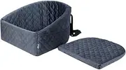 Dog Booster Car Seats Adjustable Strap Travel Safety Pet Car Seat Dog Car Carrier with Washable Removable Cover & Storage Pocket