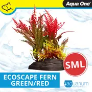 Aqua One Ecoscape Small Fern Green/Red (28253)
