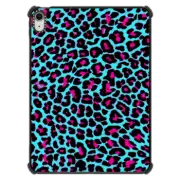 iPad Air 11-inch (M2/M3) iPad Impact Case Turquoise Fuchsia Pop Leopard