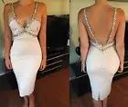 NEW AZZARO COUTURE ICONIC SEXY EMBELLISHED DRESS FR 36 US 4 ONE OF A KIND!!!