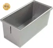 1175PM Pullman Loaf Pan Small Silver Non-Stick Bakeware Bread Baking