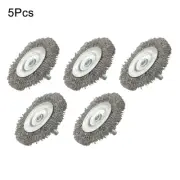 Efficient Rust Removal with This For Drill Compatible Wire Brush Set of Five
