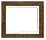 11 X 14 BAROQUE DARK ANTIQUED GOLD 5 1/2" WIDE STANDARD PICTURE FRAME w/ LINER