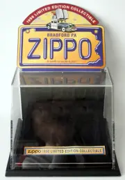 VINTAGE ZIPPO 1998 LIMITED EDITION COLLECTIBLE LIGHTER DISPLAY STAND NEW NOS !