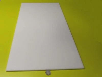 Delrin Acetal Sheet, White POM (1/4) .250" Thick x 12" Width x 24" Length