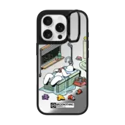 iPhone 16 Pro Mirror Ring Stand Case MagSafe Compatible MR.DONOTHING-BATH TUB