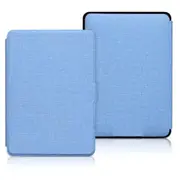 StylePro Kindle case, fabric cover, thin and lightweight for Kindle Basic, ice blue