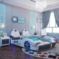 在飛比找蝦皮商城精選優惠-熱銷創意汽車床 兒童床 男女孩床 單人床 雙人床 卡通床 多