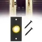 LED Lighted Door Bell Door Bell Push Button Pre-drilled Screw Openings
