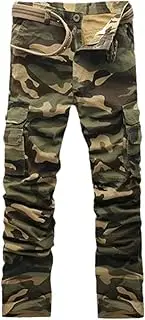 [Haitpant] Men Camo1 Cargo Pants, Casual Pockets Trouser, Outwear Army Baggy Pants, Worker Camo Pants