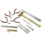 Wire Wrapping Kit - Pliers, Files, Rulers, Hammer, Mandrel KIT-1520