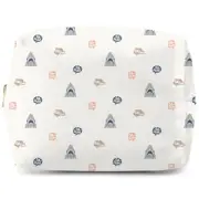 Jaws Mini Shark Pattern Makeup Bag