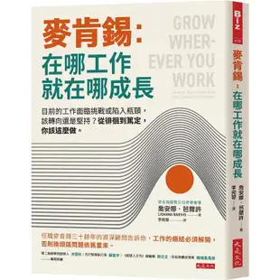 麥肯錫：在哪工作就在哪成長：目前的工作面臨挑戰或陷入瓶頸，該轉向還是堅持？從徘徊到篤定，你該這麼