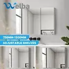 Welba Bathroom Mirror Cabinet Vanity Medicine Wall Storage 600/750/900/1200mm