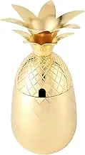 Peakloong Pineapple Cocktail Glass Metal Cup Cup DIY Wine Glass Home Decorations Bar Accessories Restaurant Use-B