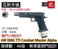 在飛比找露天拍賣優惠-昊克生存遊戲萬華店-AW EMG TTI Alpha 瓦斯手