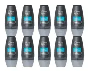 10 X Dove Men + Care Clean Comfort Roll On Deodorant ANTIPERSPIRANT 50mL