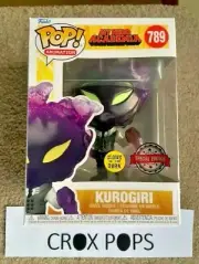 Kurogiri GLOW GITD SE 789 MHA Funko Pop Vinyl New in Mint Box + Protector