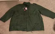 NEW - Rothco Ultra Force US Army Men's Field Jacket Olive Green Men's 6XL Coat