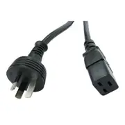 RackPower CM2NC300-12 10A - 16A C19 3-Pin to C19 Cable - 3m - Black 1.5mm2 - PVC [CM2NC300-12]