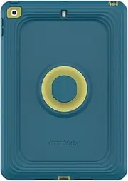 OtterBox Kids Antimicrobial Easy Grab Case for iPad 10.2 7/8/9 Generation, Galaxy Runner Blue