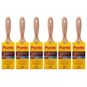 Genuine Purdy 6 Pack XL Elite Sprig Flat 2-1/2" Paint Brushes 144380525-6PK