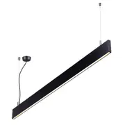 LED Linkable Office Pendant Light (Black/White/Silver) Eurotech - SPEND40-600-BLK, SPEND40-600-WH, S4090DEG-WH, S40STRT