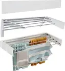Clothes Airer Drying Rack Wall Mounted Clothes Rail & Indoor Dryer