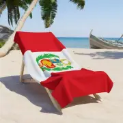 PERU Flag Beach Towel | Quality & Long Lasting - 2 Sizes | Peruvian Pride