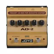 JOYO AD-2 Portable Preamp DI Box Acoustic Guitar Effect Pedal 2-Band Balance New