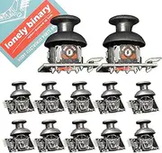 Lonely Binary 12-Pack Dual Axis Joystick Modules 2-Axis Analog with Pushbutton for Arduino, ESP32, Raspberry Pi Pico, Car, Robot Arm, DIY Projects