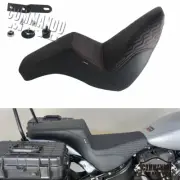 For 2018-2024 Harley Low Rider ST FXLRST FXLRS FLSB Gel Pad 2-up Seat Softer Red