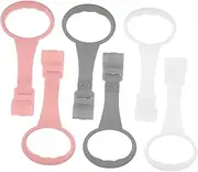Vaguelly 6 Pack Pull up Rings Strength Stability Learning to Walk Assistant Safe Baby Bed Accessories