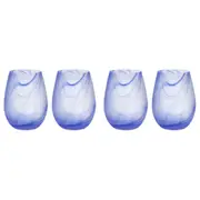 2x 2pc Tempa Skylar Ocean Stemless Red/White Wine Glass Drinkware/Bar Set