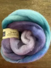 18. The Moon Tarot - Hand Painted Merino Wool Roving Chime