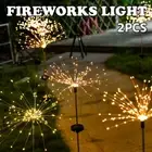 2pcs Solar Garden Lamps 150 LED Solar Firework Lights Lamp Outdoor Garden -