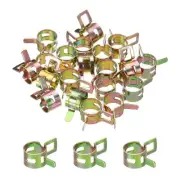 ID 10mm 3/8inch Fuel Line Hose Clips,Pipe Clamps,Spring Hose Clamp,20PCS