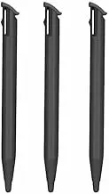 Tolxh Pack of 3 Black Stylus Plastic Replacement Touch Pen Quality Durable New Replacement Parts for Nintendo 2DS XL/LL