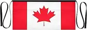 [Joitme] Canada Flag Cooking Apron for Men, Restaurant Aprons for Servers, Short Apron, Men's Aprons for Cooking, Canada Flag