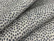 Kravet Blue Chenille Animal Skin Dot Crypton Performance Fabric 2.65 yds 34971-5
