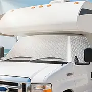 RedCall RV Windshield Sun Shade Cover,Rv Window Shade for Class C Ford E450 1997-2025 Motorhome,Upgraded Thickening Type for Ice and Snow,Rv Accessories for Inside