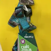 Step-In Dog Harness Medium Vibrant Life Teal-Camo PET