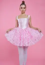 [Sugar Thrillz] So On Pointe Flower Tutu Dress