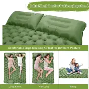 Camping Sleeping Mat Air Bed Pad Single Double W/ Pillow Self Inflating Mattress